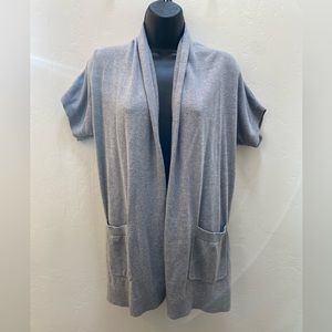 Michael Kors Cardigan Sweater Open Front Gray Size XS